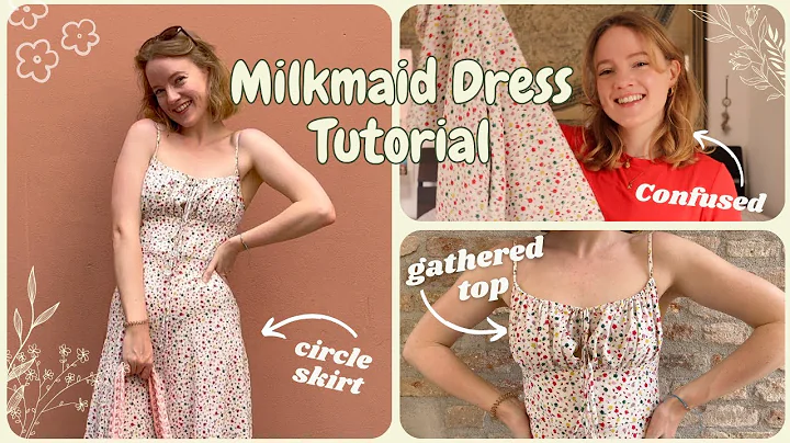 DIY // Sewing a  MILKMAID DRESS / pattern tutorial included  (might be a bit confusing sorry)