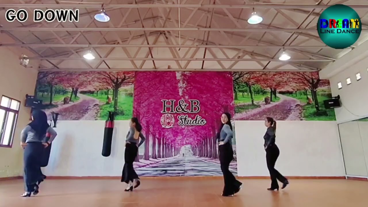 Go Down - line dance |choreo: Erni Yin (INA)