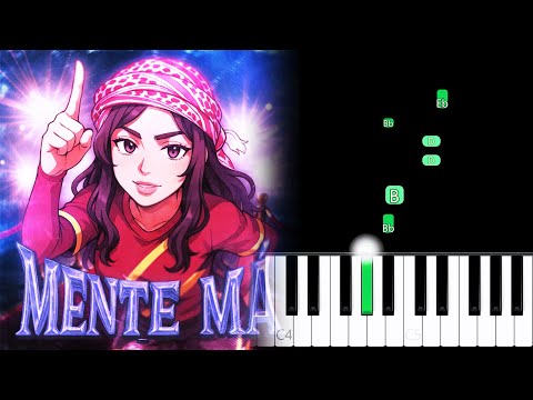 MENTE MÁ Piano Tutorial
