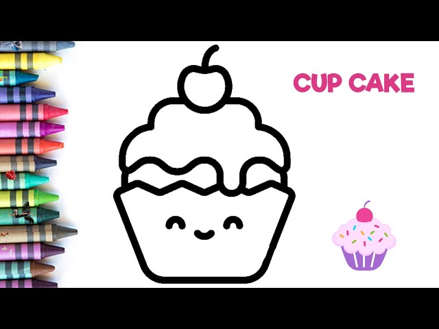 Top more than 170 cupcake drawing for kids