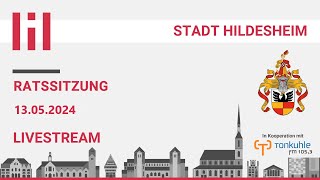 Liveübertragung der Ratssitzung der Stadt Hildesheim vom 13.05.2024