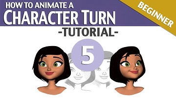 HOW TO ANIMATE A CHARACTER TURN ▶️▶️▶️ TUTORIAL #05 (Beginner level)