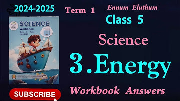 Ennum Eluthum 5th standard,Science,Unit 3, Energy|English medium(2024-2025)
