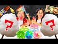 Rich VS Broke CottonCandy Challenge! Funny Mukbang with Rich VS Poor Food by Quuu