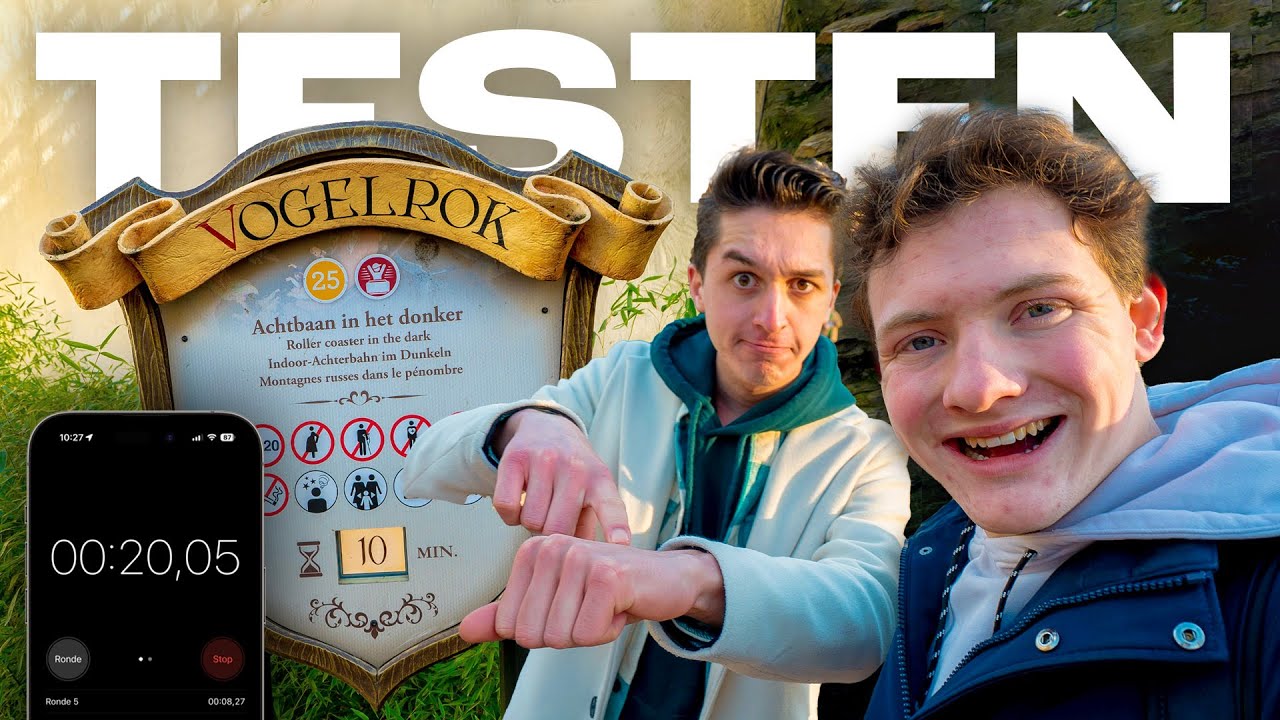 EFTELING: VERWACHTE WACHTTIJD VS ECHTE WACHTTIJD! 🎢 ⏱️ | Bart Baan