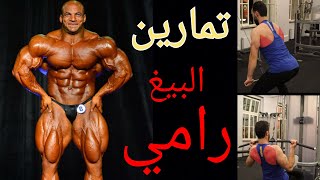 تمارين بيغ رامي مستر اولومبيا 2020 لتعريض عضلات الضهر في شهر واحد! big Ramy Back