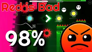 Red is Bad -Geometry Dash 98% KTZ screenshot 5