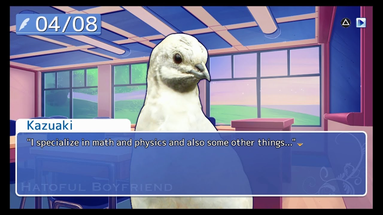 Hatoful Boyfriend PlayStation TV Gameplay YouTube