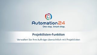 Automation24 Projektlisten-Funktion