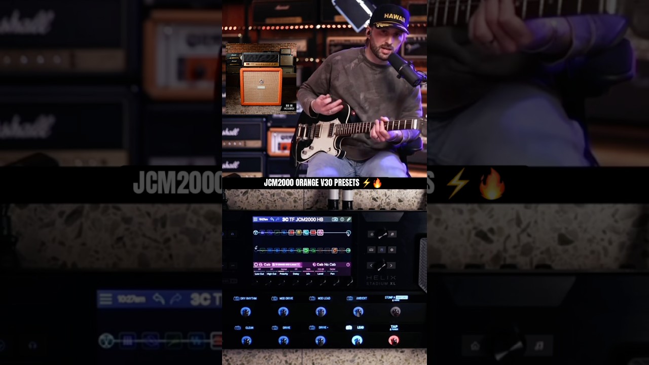 JCM2000 + ORANGE V30 = невероятно мягкие средние частоты! 🔥⚡️🍊 