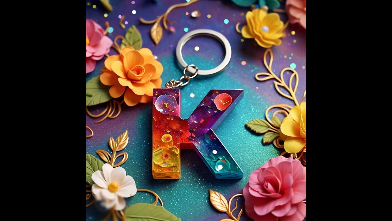 Beautiful letter K keychains and backgrounds😍Best video by @CreAtivE ...