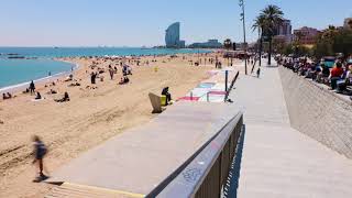Barcelona Spain Time lapse Free video
