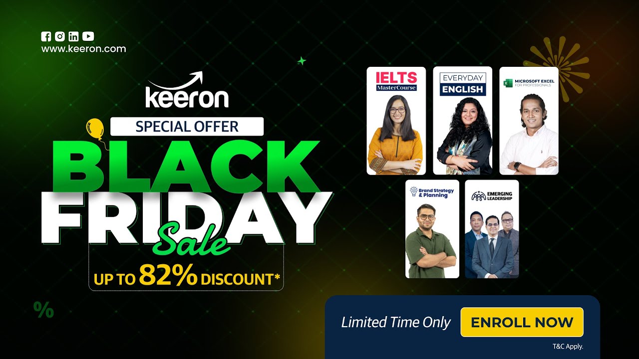 চলছে Bangladesh-এর সবচেয়ে বড় Skill Upgrade Sale | Get up to 82% Discount - Black Friday Sale