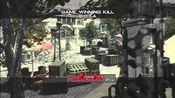 MW3 Game Winning Killcam - 720 shot AS50 || The Redd Blurr