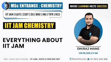Everything about IIT JAM chemistry 2023