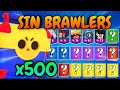 ¡¡ABRE +500 MEGACAJAS EN UNA CUENTA SIN BRAWLERS!! (+20 BRAWLERS NUEVOS)