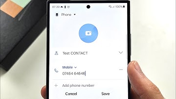 How To Add Contacts on Samsung Galaxy S24 Ultra