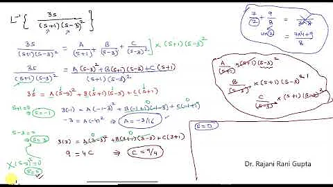 Inverse Laplace Transform Partial fraction case2