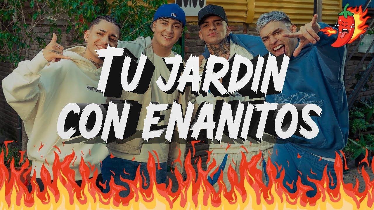 Roze, Max Carra, Valen - Tu Jardín Con Enanitos (Letra)