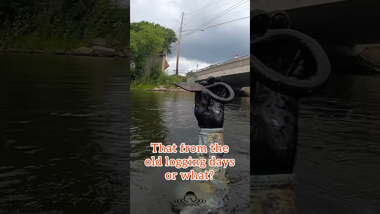 Found some neat stuff and a LOT of junk in the Oconto River, near a bridge in Oconto, WI! 😳
