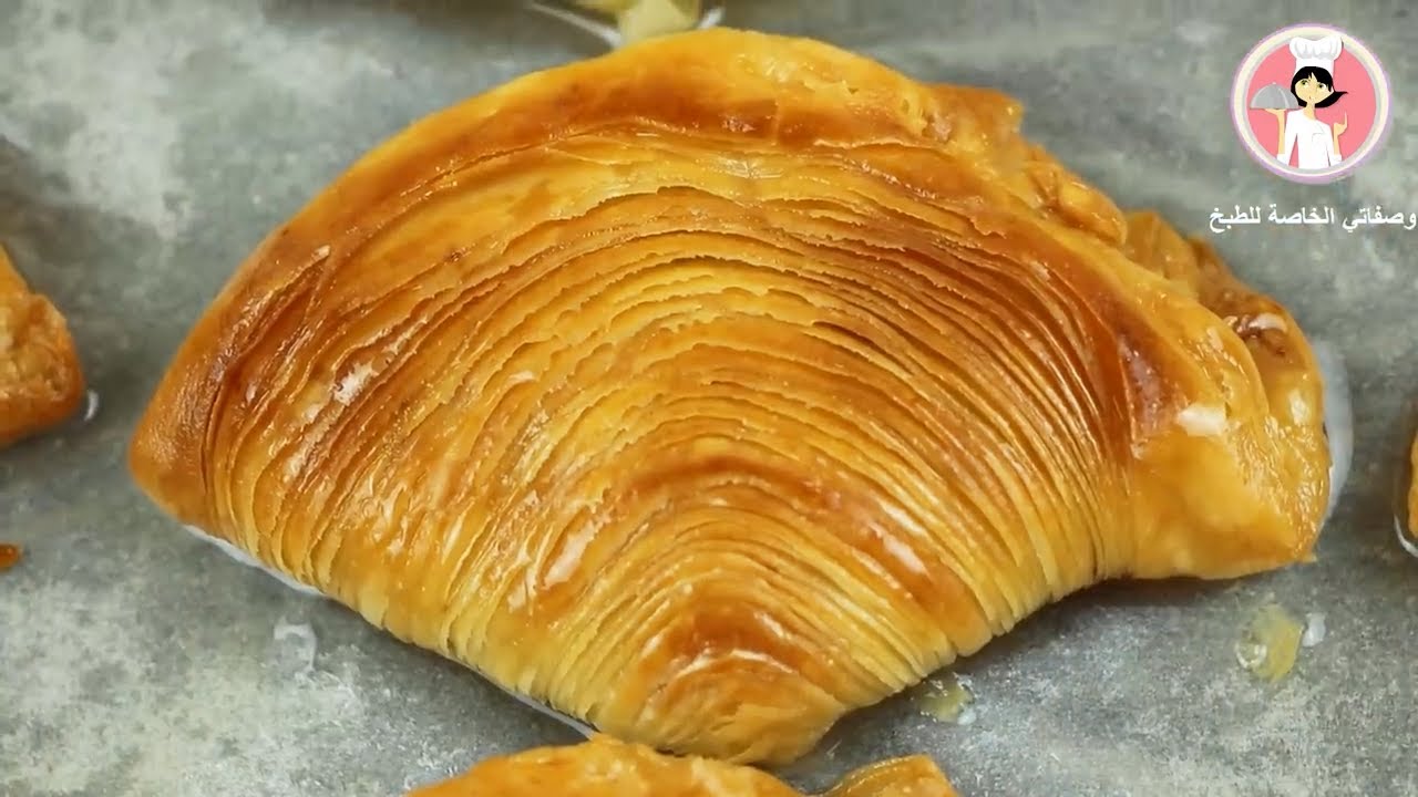 اسرع والذ شعبيات تركيه مورقه بفستق حلبي حلويات تركيه سهله وسريعه مع رباح محمد ( الحلقة 665 )