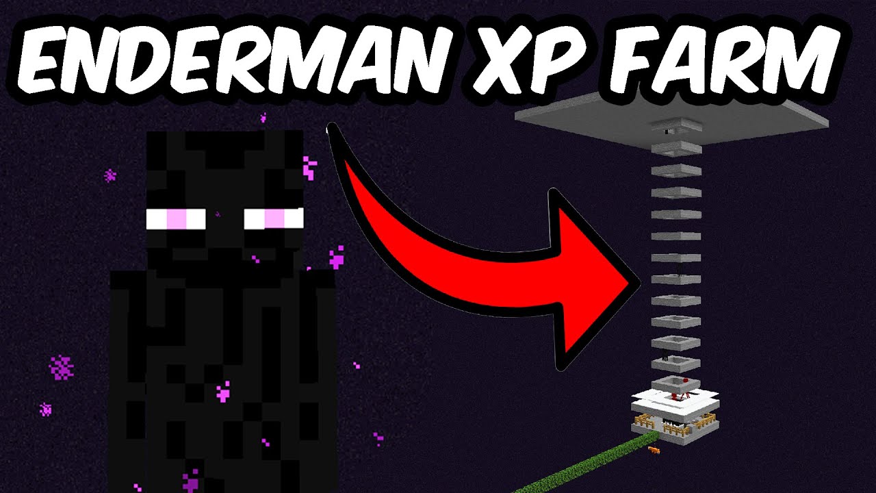 Minecraft Enderman XP Farm 1.20 - BEST DESIGN 