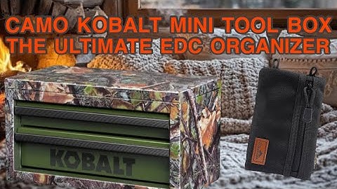 The Ultimate EDC Organizer - Kobalt Mini Tool Box