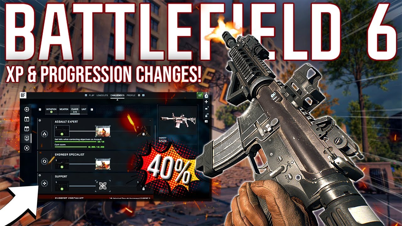 Battlefield 6 NEW XP and Progression Changes 40% MORE XP! - YouTube