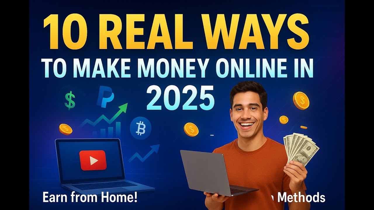 10 Proven Ways to Make Money Online in 2025 - YouTube