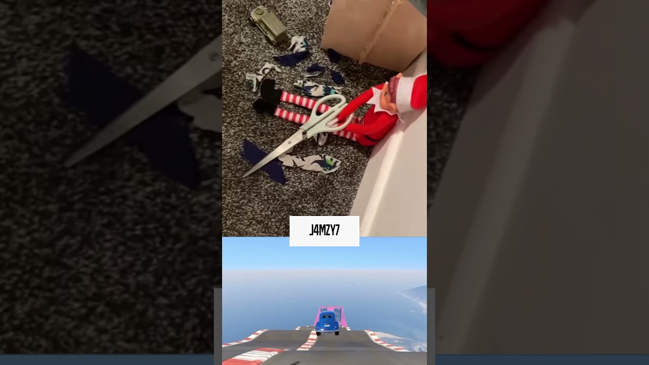 Little boy Thinks His Elf On Shelf is Playing Trick on Him By Cutting His Pyjamas😂 #fyp #trending