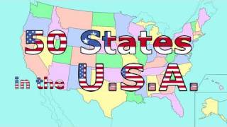 Video thumbnail of "The 50 States Song"