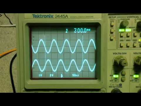 Comparing a Rubidium Frequency Standard to a GPS Disciplined Oscillator.