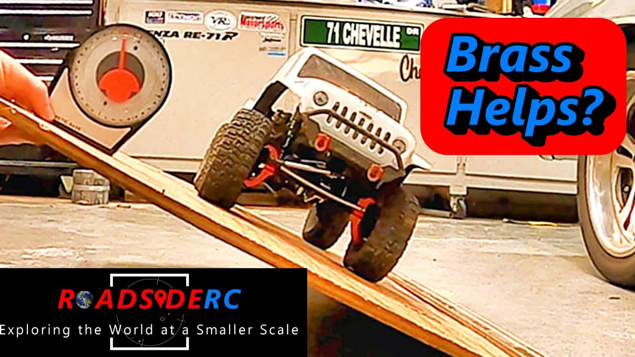 How Much Does Brass Help An RC Crawler Brass Installed And Tested On