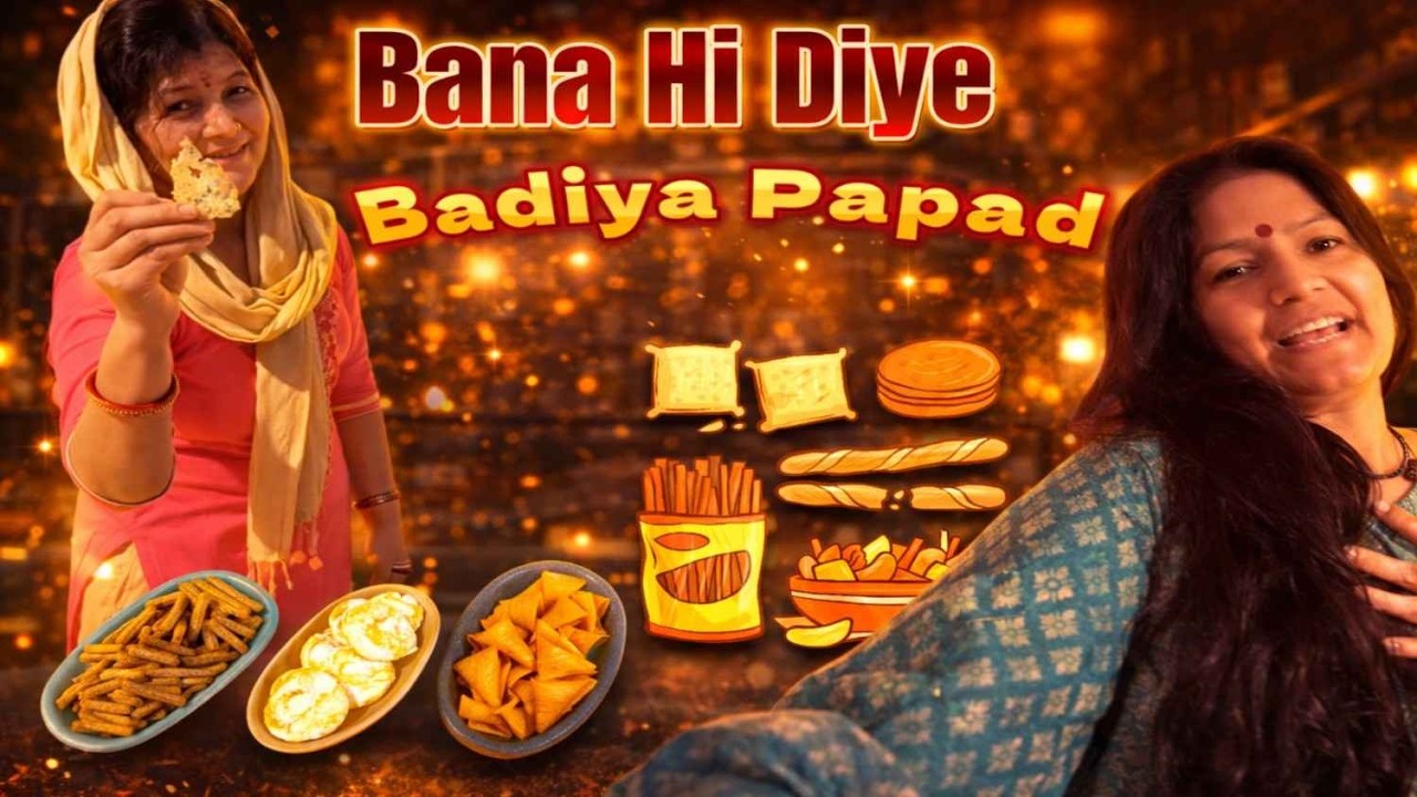 Bana Hi Diya #badiya #papad  बना ही दिए #बढ़िया #पापड़ 😍Laxmi Tai Vlog👍लक्ष्मी ताई व्लॉग