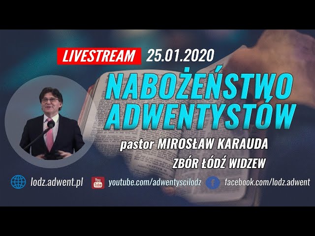 25.01.2020 - pastor MIROSŁAW KARAUDA - 