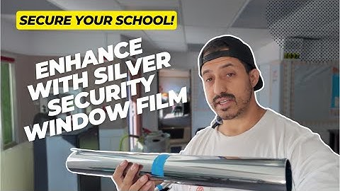 How to Install Silver Security Window Film!