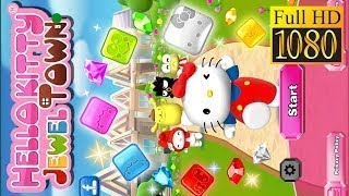 Hello Kitty Jewel Town Match 3 Game Review 1080p Official Sanrio Digital Puzzle Creativity screenshot 4