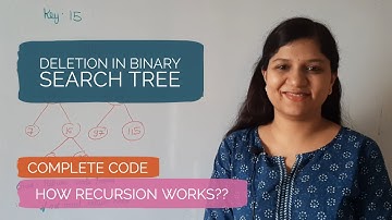 Deletion in Binary Search Tree | Python |Data Structure Interview Questions | Chapter 8 P4