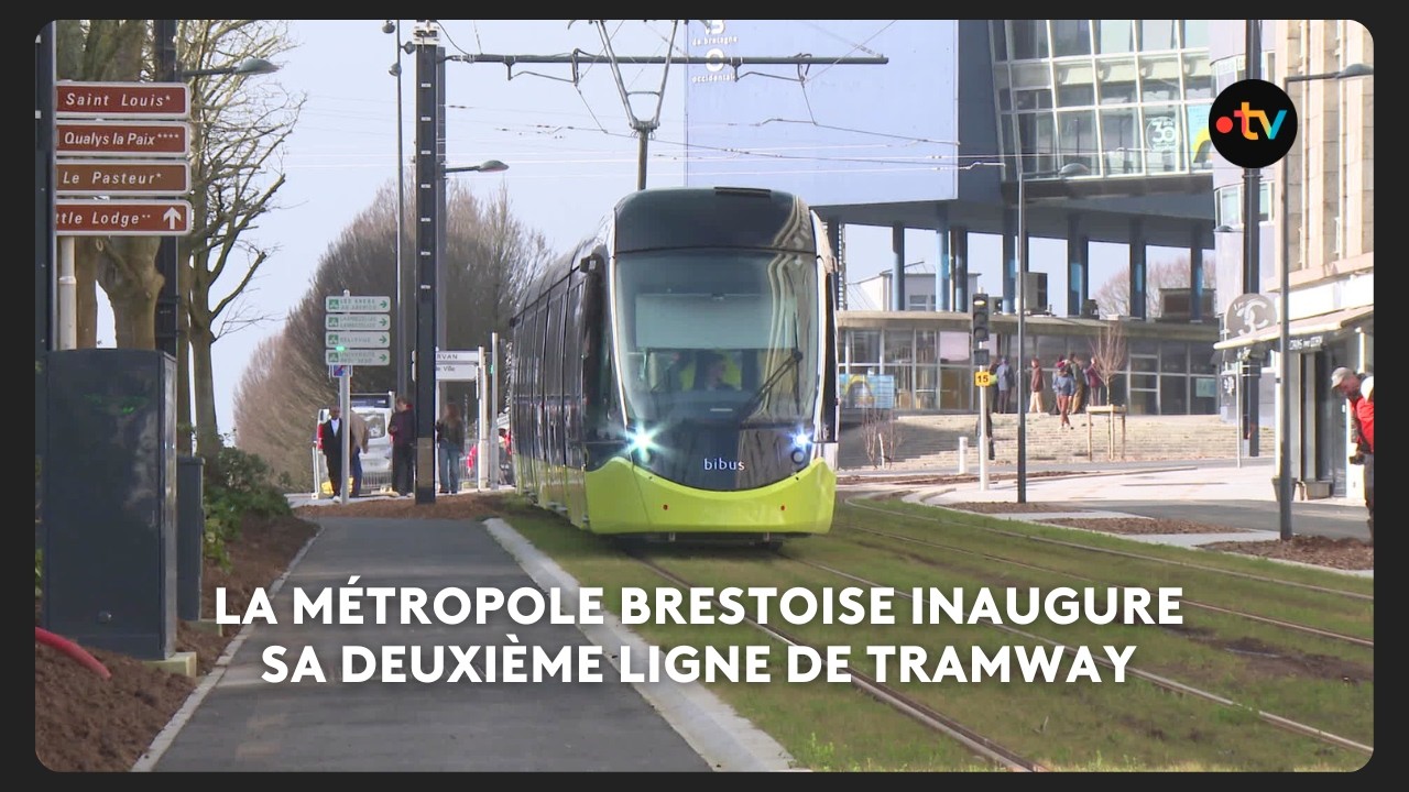 La métropole brestoise inaugure sa deuxième ligne de tramway. An Taol Lagad du 13 février 2026
