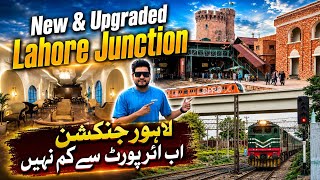Upgraded LAHORE Junction Full Tour | Amazing Facilities & Evening Train Rush *Khubsurat Shaam* 😍