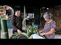 Tuyet went to the market while the old woman stayed home to cook and wait for her to return
