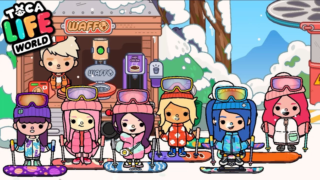 UM DIA no PARQUE DA NEVE (Toca Life World) ‹ Luli Rarity ›