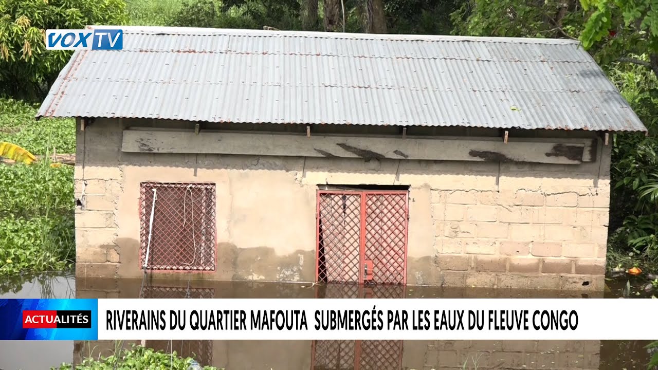 Riverains du quartier Mafouta submergés par les eaux du fleuve
