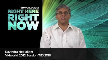 VMworld 2012 Tech Exchange: TEX2158 - Scalable Virtual Networks w/ VXLAN