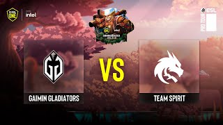 Dota2  Gaimin Gladiators vs Team Spirit  Game 1  ESL One Birmingham 2024  Group B