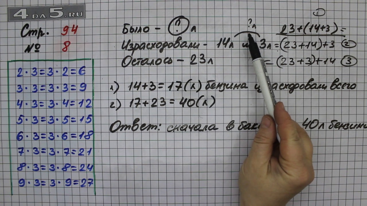 Математика 8 класс номер 94. Математика 2 класс 2 часть стр 94 задача 8. Математика 2 класс 2 часть страница 94 упражнение 8. Стр.94,9 математика 2 класс 2 часть. Математика страница 94 задача восемь.