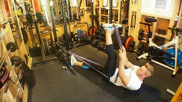 BAND DISTRACTED HAMSTRING STRETCH