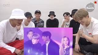 BTS Reaction to Rosekook {Rosè&Jungkook} Real Moments 💕💕😘