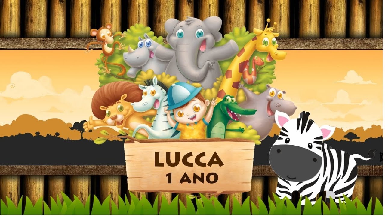 retrospectiva animada infantil safari