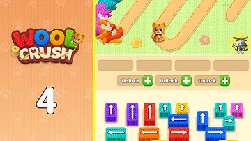 Wool Crush: Yarn Color Sort Level 4 Solution Walkthrough
